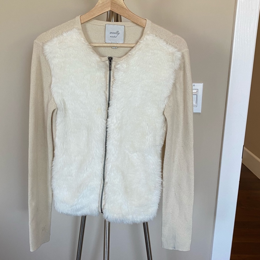 WOOLLY MINDED ZIP-UP SWEATER